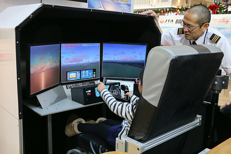 フライトシミュレータ体験
