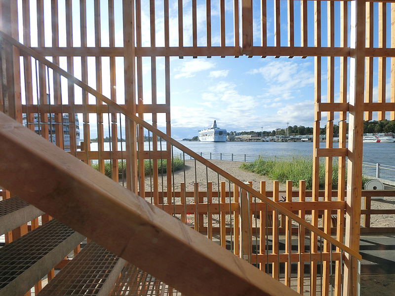 バルト海に面した港に作られている「Allas Sea Pool」