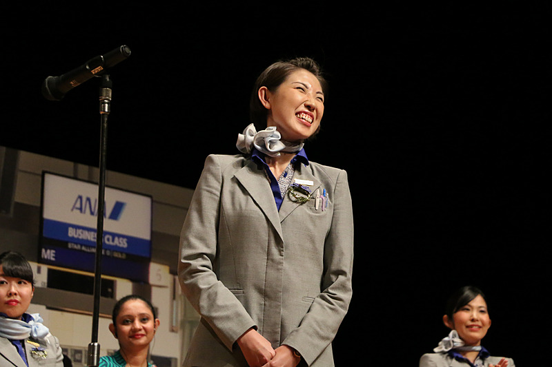 審査員特別賞を受賞した成田空港の清宮ゆきの氏