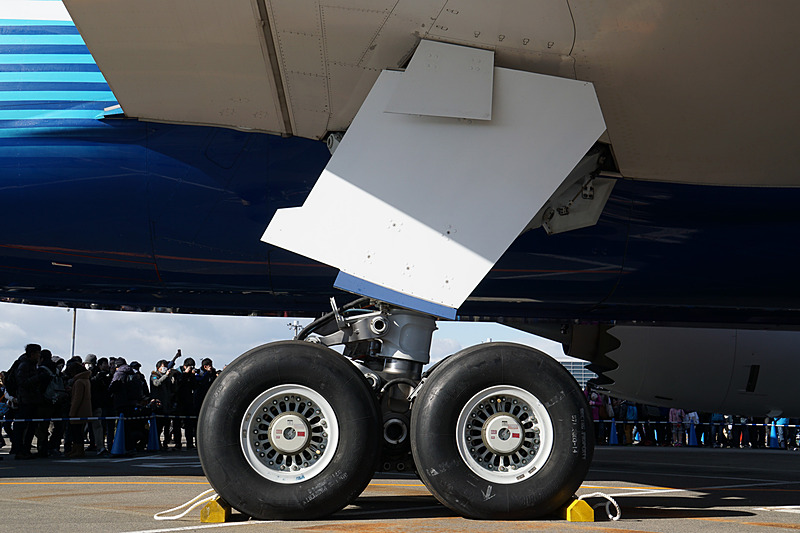 来場者は駐機した機体を前に写真撮影などを楽しんだ