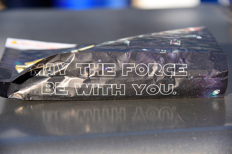 そして「MAY THE FORCE BE WITH YOU.」