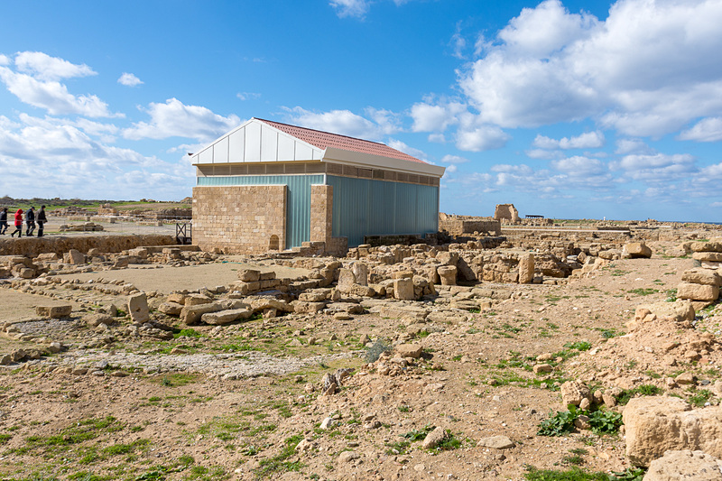 エイオンの館（The House of Aion）。2つの部屋それぞれにモザイクがある