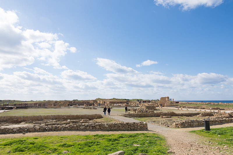 上屋はないが、広大な敷地面積を持つテセウスの館（The House of Theseus）の跡地