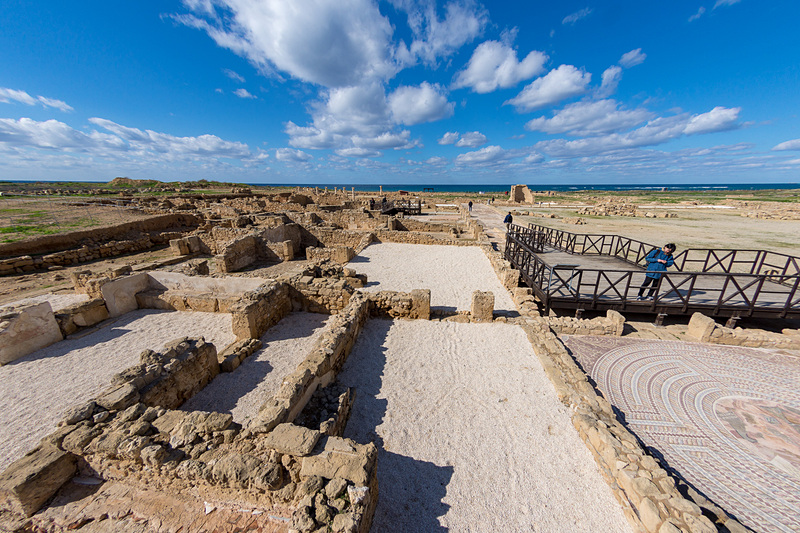 上屋はないが、広大な敷地面積を持つテセウスの館（The House of Theseus）の跡地
