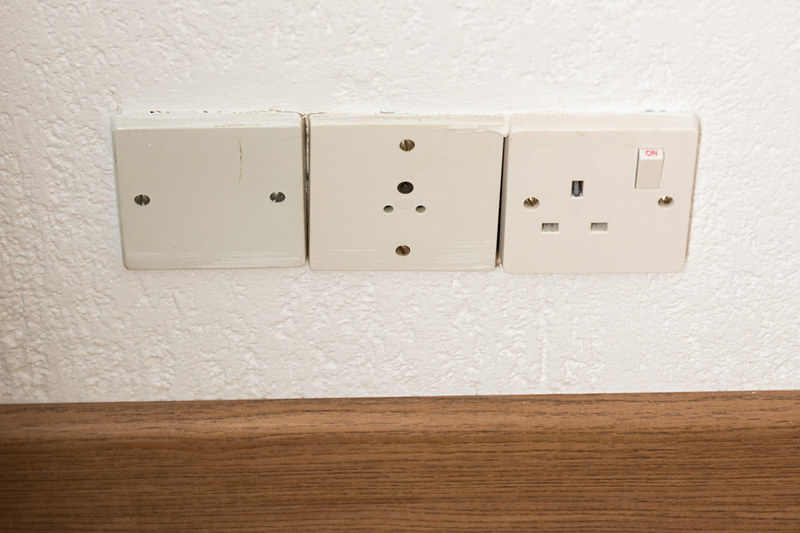 BFタイプのコンセントを装備