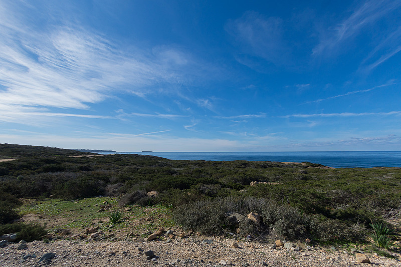 アカマス半島にさしかかると道なき道を進むような雰囲気に……