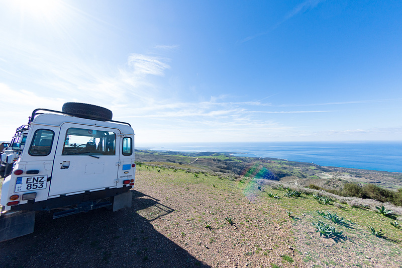 ガイドさんの案内で訪れたビューイングスポット