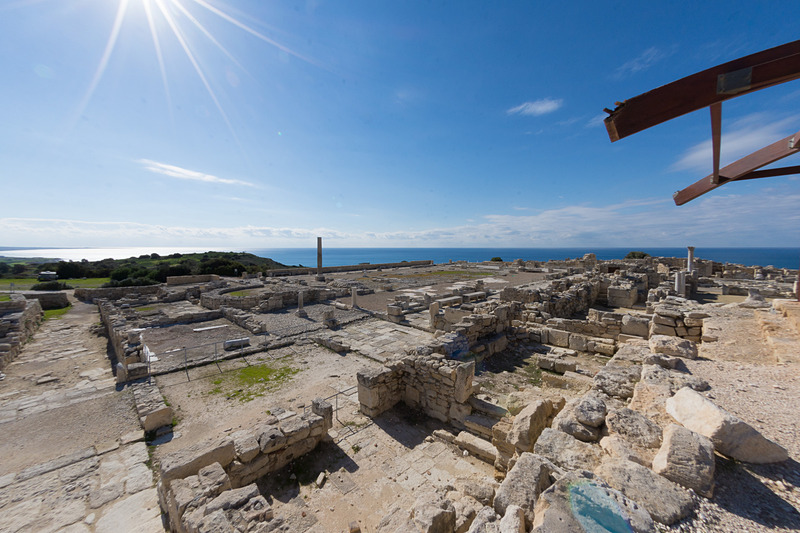 紀元前後の遺跡が多数残るクーリオン（Kourion）