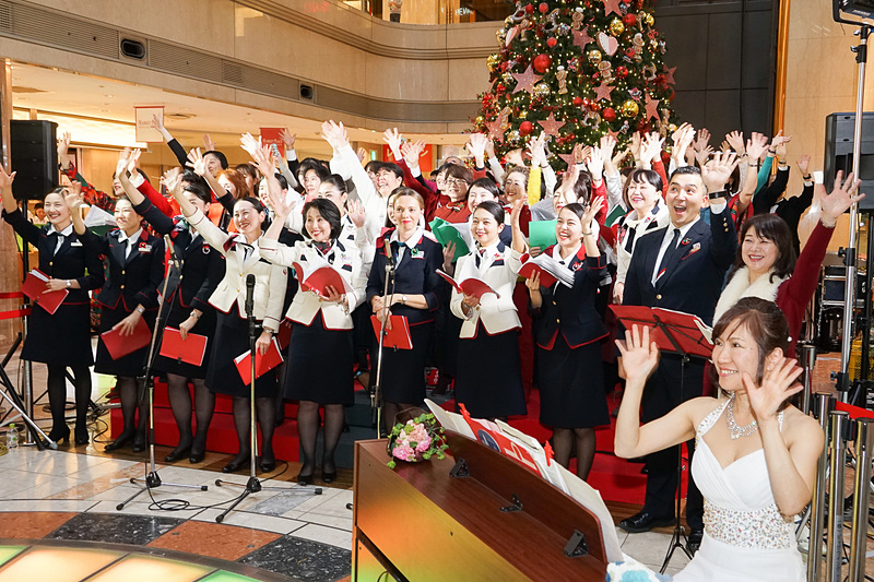 最後はみんなで「メリークリスマス！」