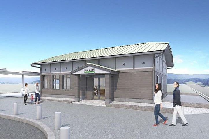 大船渡線BRTの陸前高田駅駅舎をリニューアルする