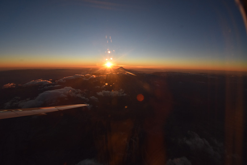 急速に空が明るくなる