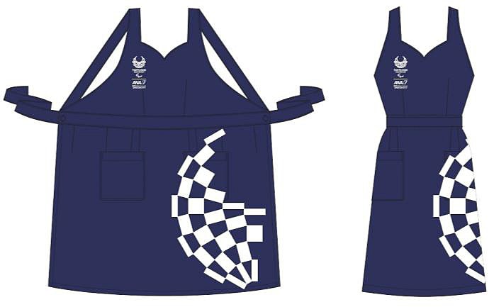 HELLO 2020 JETでは、シートに特別にデザインされたヘッドレストカバーを使用、CA（客室乗務員）は特別デザインのエプロンを着用して乗務する