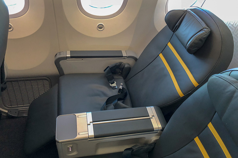 最大リクライニング状態