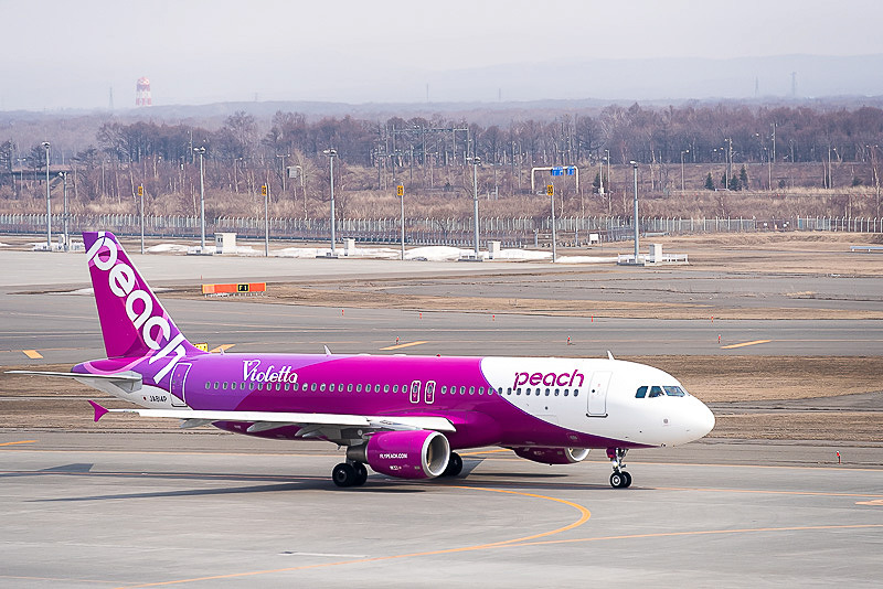 ピーチは8月1日に開設する関西国際空港～釧路空港線の航空券販売を1月18日から開始した