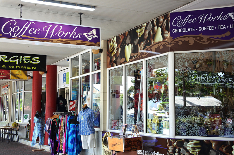 ショップに入る前からワクワクが止まらない外観の「Coffee Works Port Douglas」