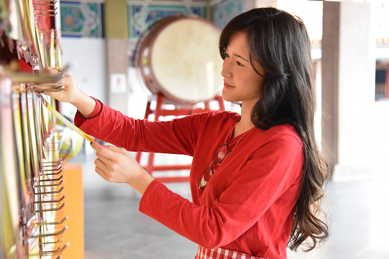 「心想事成許願卡」にお願いを書いて奉納しましょう