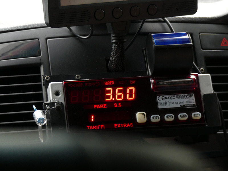 シンガポールのタクシーは安心して乗れました