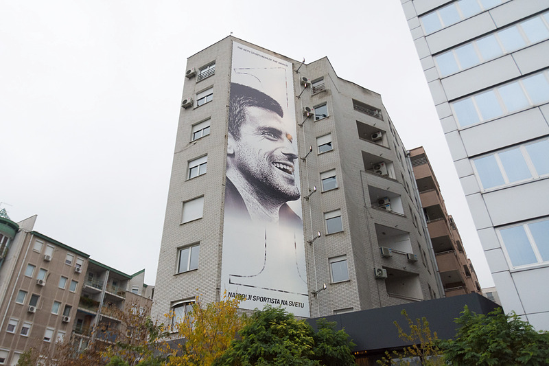 ジョコビッチ選手が家族経営するレストラン＆カフェ「ノバク（Novak）」。