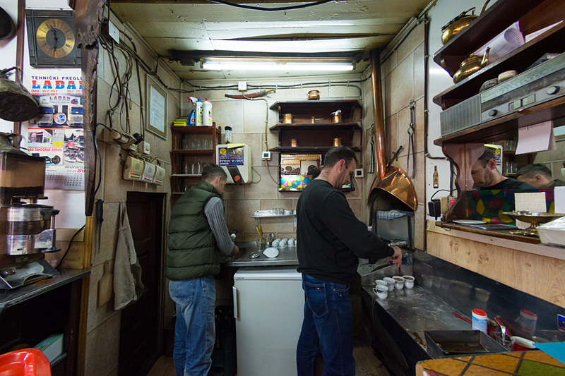 創業200年というカフェ。昔ながらの製法でのトルココーヒーを楽しめる