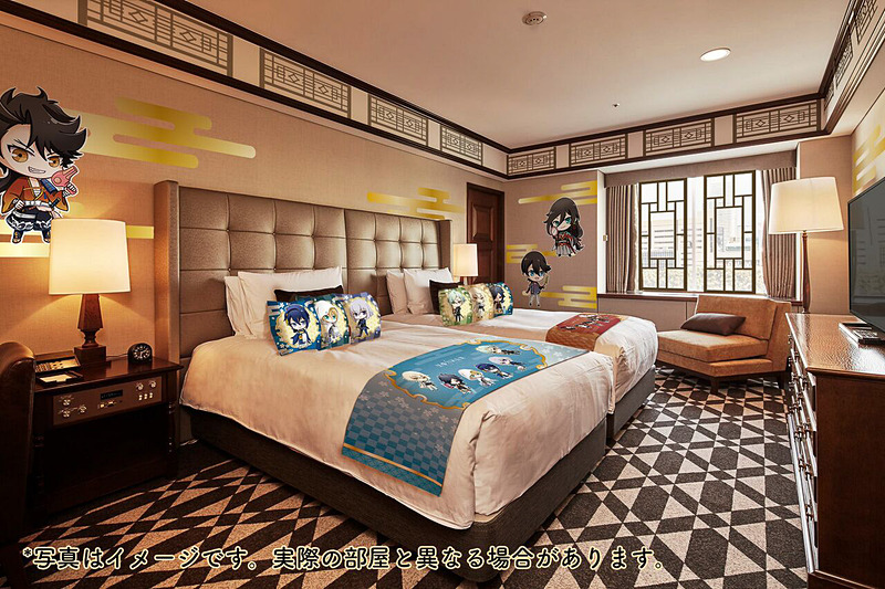 東京プリンスホテルはアニメ「活撃 刀剣乱舞」のコラボルームを用意する