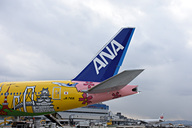 16歳の松本朝陽さんがデザインしたANA特別塗装機「HELLO 2020 JET」が