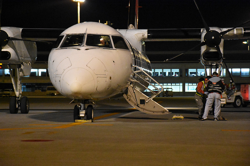 ブロックインしてドアが開く