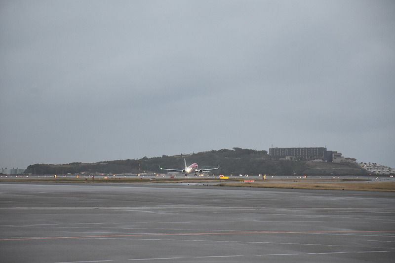 離陸して福岡へ