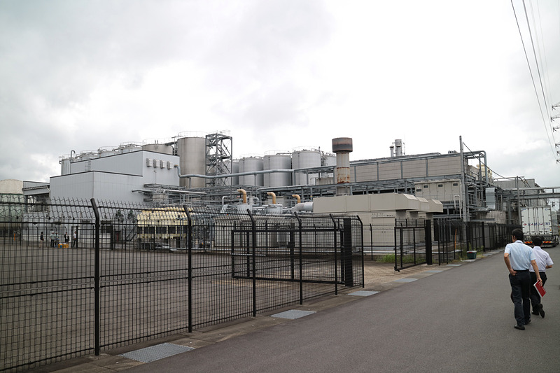 工場敷地内にあるリサイクルプラント