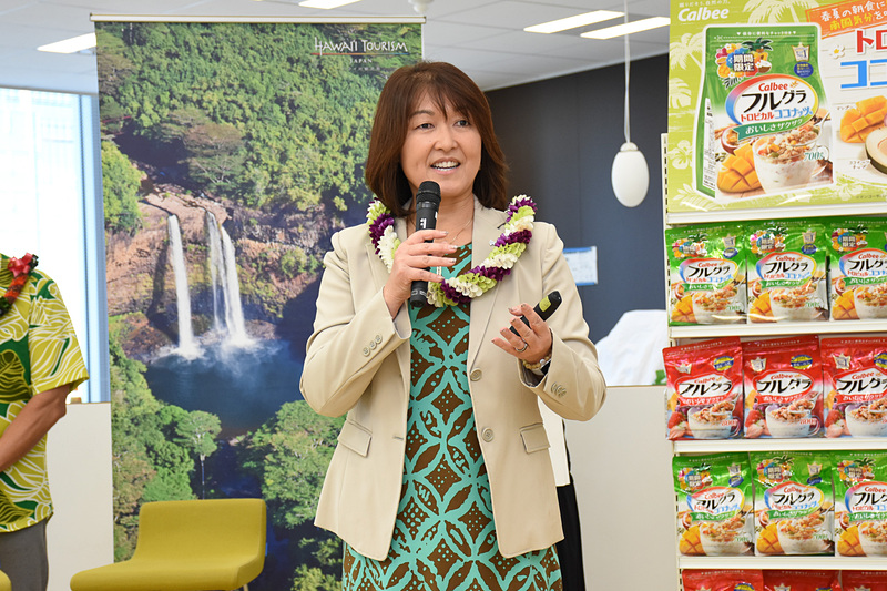 ハワイ州観光局 局次長 ミツエ・ヴァーレイ氏