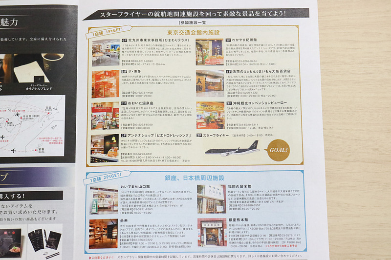 東京交通会館や周辺のショップをまわるスタンプラリーを実施中