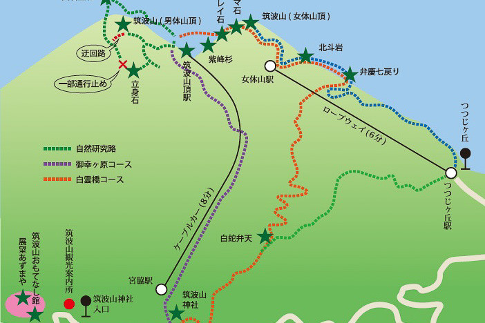 スタンプラリーコースマップ