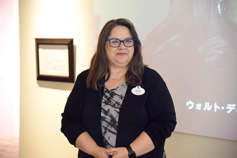 ウォルト・ディズニー・アーカイブスのディレクターであるベッキー・クライン氏が来日。話をうかがうことができた（C）Disney