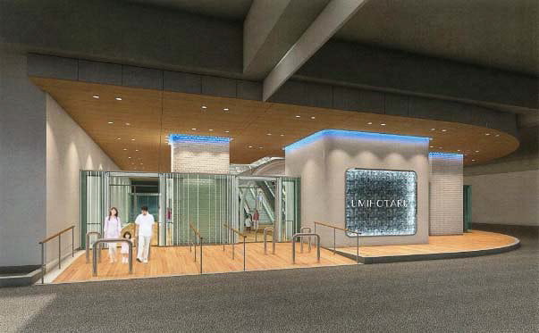 改修後の1階エントランス（イメージ）