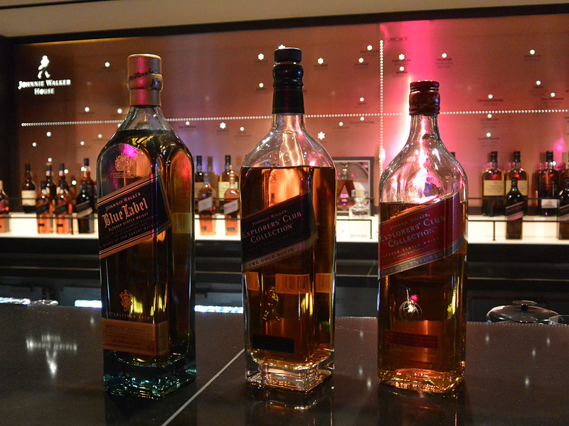洋上には世界で2カ所しかないJohnnie Walker Houseでは、レアなラインアップもオーダーできる