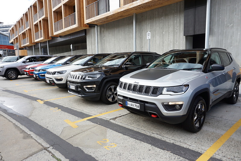 アジアパシフィック向けに実施されたジープ・コンパス試乗会。タスマニア島のホバートを中心に、ワインディングやオフロード、ガレ場などを走行した