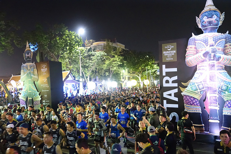 2月4日に開催された「アメージング タイランド マラソン バンコク2018」の様子