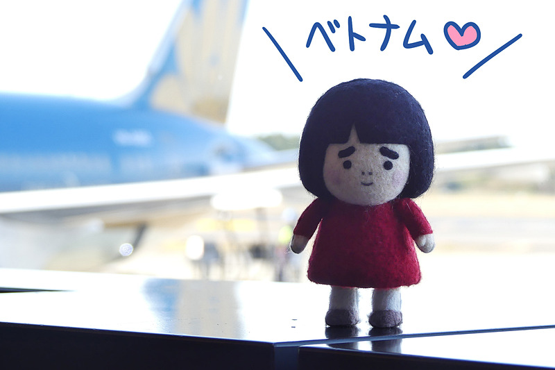 後ろの飛行機に乗って行ってきますわ～！