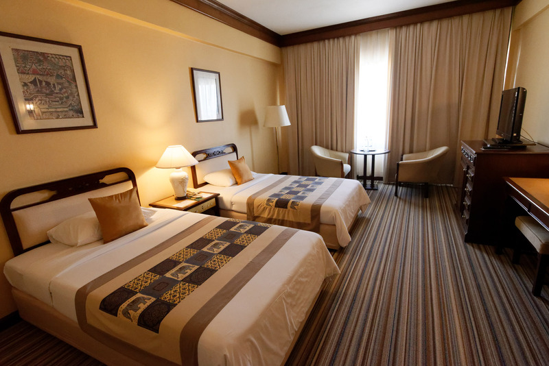 こちらはスーペリアルーム（30m<sup>2</sup>）。デラックスとの違いは広さだが、見た目にはほとんど変わらない