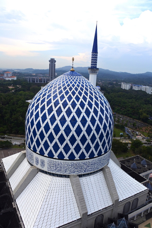 ミナレットからモスクを眺めることができた