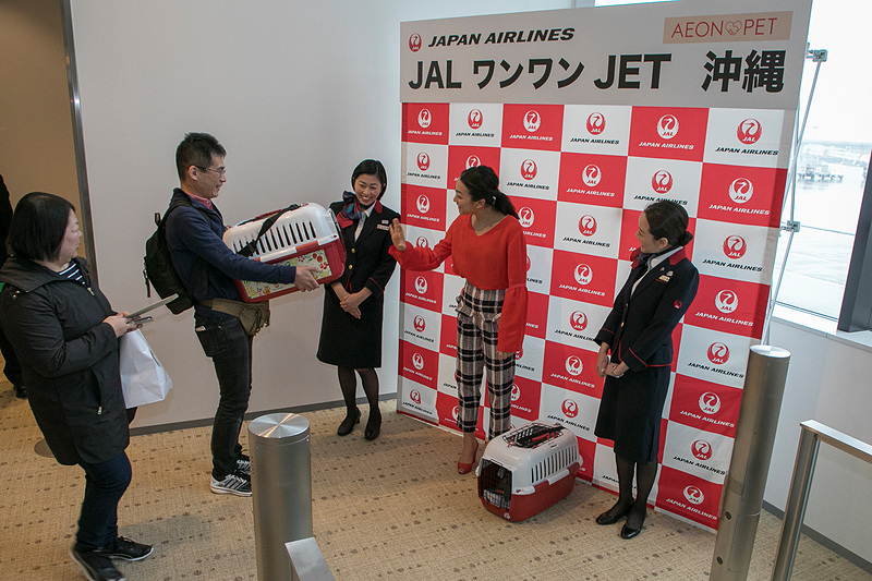 出発前のセレモニーに再び登場した浅田真央さん。搭乗開始時刻にはゲートで参加者をお見送り