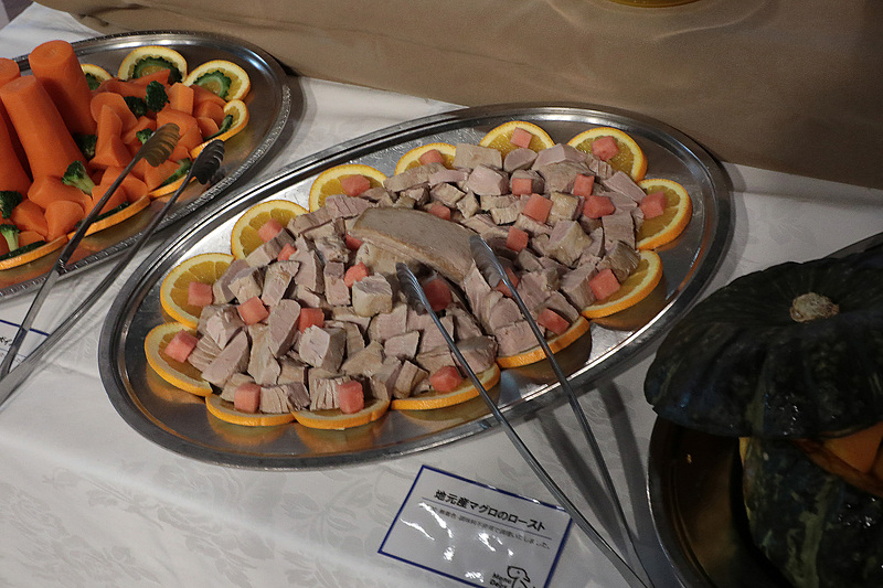 地元産マグロのロースト