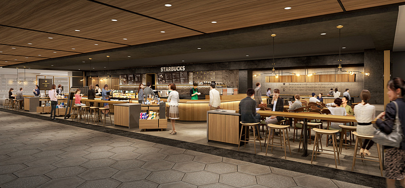 「スターバックス コーヒー LUCUA osaka地下2階店」が4月1日にオープンする