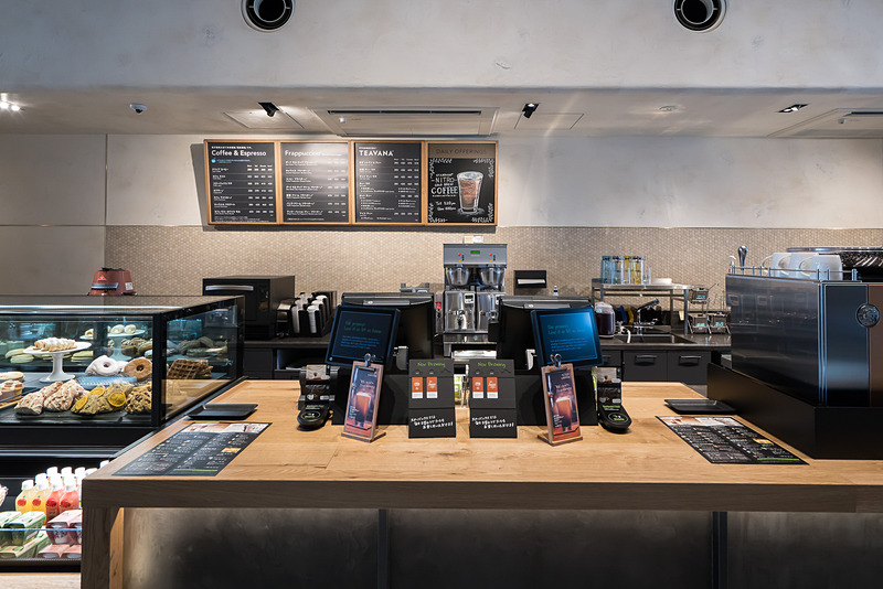 キャッシャーまわりは通常どおり