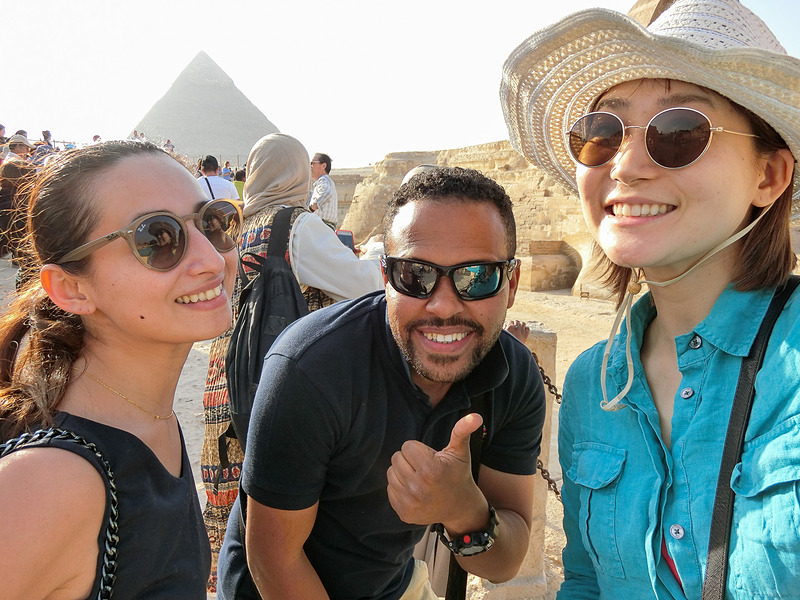 1日ガイドしてくれたハニちゃんと記念撮影