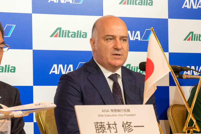 アリタリア-イタリア航空 最高戦略・オペレーション執行役員 マッシモ・イラチ（Massimo Iraci）氏