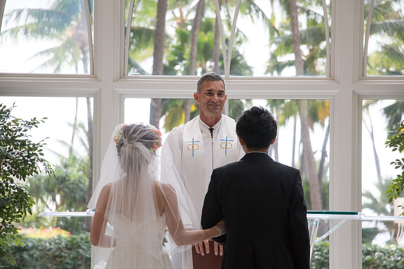 新郎新婦の入場