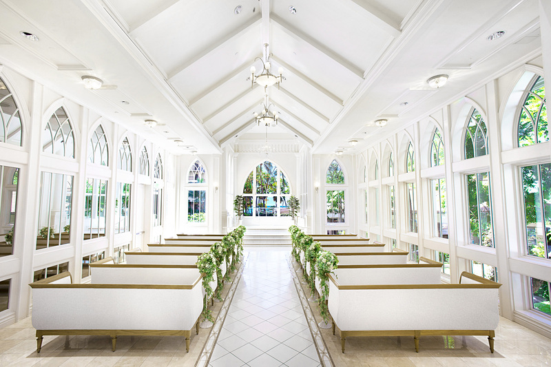 「ジ・アカラ チャペル」の内観