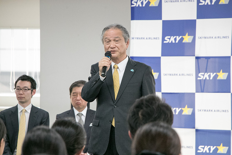 スカイマーク株式会社 代表取締役社長 市江正彦氏