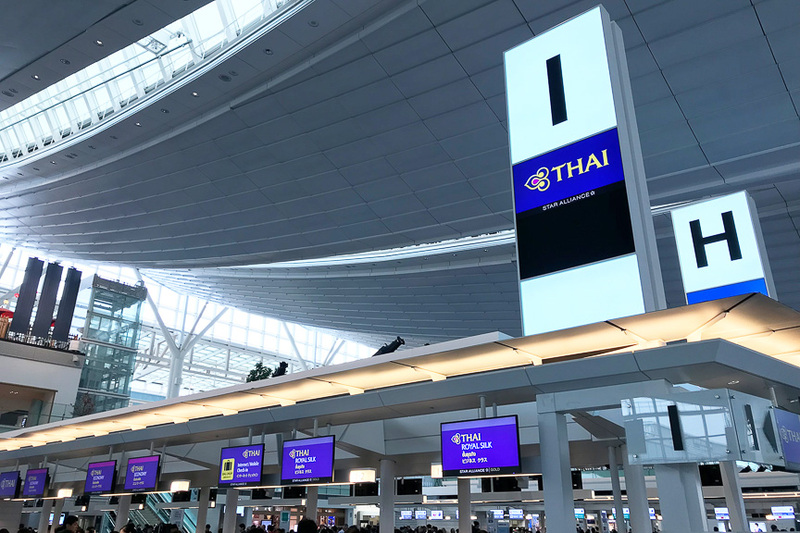 タイ国際航空はIカウンター