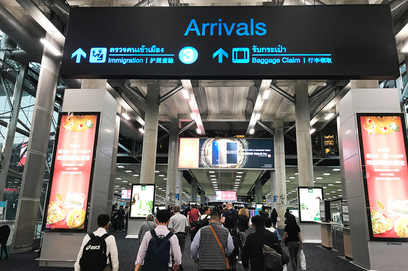 とにかく規模がハンパないスワンナプーム国際空港